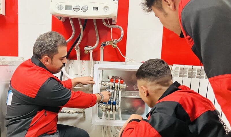 آموزش نصب کلکتور و نصب اتصالات تبدیلی